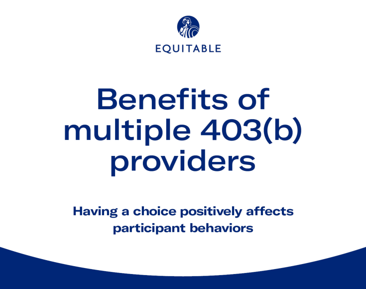 benefits of multiple 403(b) providers - having a choice positively affects participant behaviors